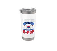 J'ai juste besoin d'écouter de la musique K-Pop coréenne K-Pop Gobelet isotherme en acier inoxydable double paroi
