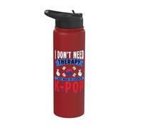 J'ai juste besoin d'écouter de la musique K-Pop coréenne K-Pop Stainless Steel Insulated Water Bottle