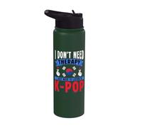 J'ai juste besoin d'écouter de la musique K-Pop coréenne K-Pop Stainless Steel Insulated Water Bottle