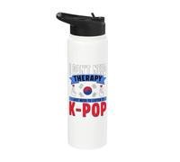 J'ai juste besoin d'écouter de la musique K-Pop coréenne K-Pop Stainless Steel Insulated Water Bottle