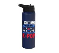 J'ai juste besoin d'écouter de la musique K-Pop coréenne K-Pop Stainless Steel Insulated Water Bottle