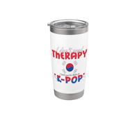 J'ai juste besoin d'écouter K-Pop Pop coréenne K Pop Gobelet isotherme en acier inoxydable double paroi