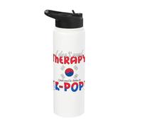 J'ai juste besoin d'écouter K-Pop Pop coréenne K Pop Stainless Steel Insulated Water Bottle