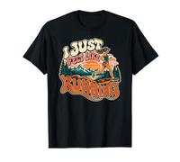 J'Ai Juste EU l'impression de Courir, Femme, Trail Runner, Mountain Sunset T-Shirt Graphique avec Valeur