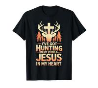 J'Ai la Chasse dans Mes veines et Jésus dans Mon cœur T-Shirt