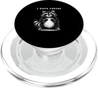 J'Ai la Rage, Blague Vintage et drôle sur Le Raton Laveur, Style rétro, années 90 PopSockets PopGrip pour MagSafe
