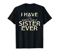 J'ai la sœur la plus géniale de tous les temps Ma sœur est la meilleure fleur T-Shirt