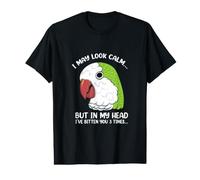 J'Ai l'air Calme, drôle, Perroquet Qui Dit Quaker T-Shirt Graphique avec Valeur