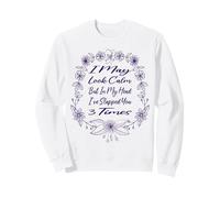 J'Ai l'air Calme, mais dans ma tête Je t'ai giflé 3 Fois Sweatshirt
