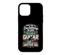 J'Ai l'air d'écouter mais dans ma tête Je Joue de la Guitare Coque pour iPhone 12 Mini