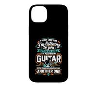 J'Ai l'air d'écouter mais dans ma tête Je Joue de la Guitare Coque pour iPhone 14 Plus