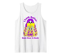 J'Ai l'air Mieux penché sur Un Livre Débardeur