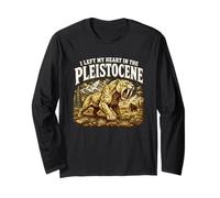 J'Ai laissé Mon cœur au Pléistocène Smilodon Sabertooth Manche Longue