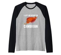 J'Ai laissé Mon cœur dans Cambrian Funny Opabinia Paleontologie Manche Raglan
