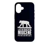 J'Ai laissé Mon cœur dans la Science des singes fossiles du Proconsul du Miocène Coque pour iPhone 16