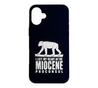 J'Ai laissé Mon cœur dans la Science des singes fossiles du Proconsul du Miocène Coque pour iPhone 16 Plus