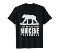 J'Ai laissé Mon cœur dans la Science des singes fossiles du Proconsul du Miocène T-Shirt Graphique avec Valeur