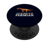 J'Ai laissé Mon cœur dans l'Inostrancevia Gorgonopsid du Permien PopSockets PopGrip Adhésif
