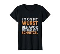 J'Ai Le comportement de Wurst et Je ne Donne Pas de Schnitzel T-Shirt Graphique avec Valeur