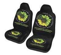 J'Ai Le Temps De Vous Écouter. Votre Vie Compte. Au Cancer du Lymphome Non Hodgkinien. Housses Siège Voiture Lot De 2 Lavable Couverture De Sièges De Voitures Confort Housse De Sieges Voitures