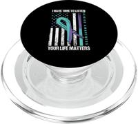 J'Ai Le Temps d'écouter Life Matters Suicide Awareness PopSockets PopGrip pour MagSafe