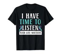 J'Ai Le Temps d'écouter Votre Vie Compte Santé mentale T-Shirt Graphique avec Valeur
