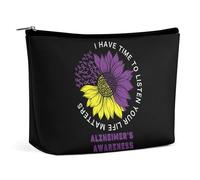 J'Ai Le Temps d'écouter Votre Vie Compte, Trousse de Maquillage de Voyage Portable, Trousse de Toilette de Grande capacité, Sacs de Rangement pour Femmes-3