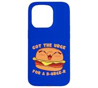 J'Ai l'envie de B-Urge-R Cute Burger Pun Coque pour iPhone 15 Pro