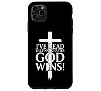 J'Ai lu Le chapitre Final : Dieu gagne la Foi croisée chrétienne Coque pour iPhone 11 Pro Max