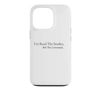 J'Ai lu Les études et Non Les commentaires Amoureux de la Science Coque pour iPhone 13 Pro