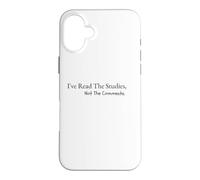 J'Ai lu Les études et Non Les commentaires Amoureux de la Science Coque pour iPhone 16 Plus