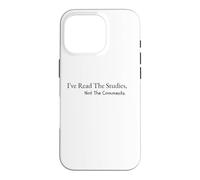 J'Ai lu Les études et Non Les commentaires Amoureux de la Science Coque pour iPhone 16 Pro