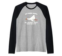 J'Ai Mal au Ventre mais Je suis Vraiment courageuse Manche Raglan