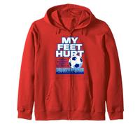 J'Ai Mal aux Pieds à Force de me Donner des Coups de Pied dans Les Fesses, Tant de Football Amusant Sweat à Capuche