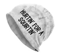 J'Ai Mal pour Un Squirtin' Bonnet en Tricot Coupe-Vent Bonnet Hiver Mode Chapeau Tricoté pour Shopping Course À Pied Temps Froid
