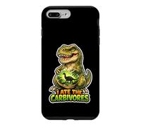 J'Ai mangé Le Jeu de Mots Amusant végétalien en Forme de Dino des Carbivores Coque pour iPhone 7 Plus/8 Plus