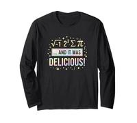 J'Ai mangé Une Tarte et c'était Un délicieux Jeu de Mots Amusant pour Les professeurs de mathématiques Manche Longue