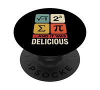 J'Ai mangé Une Tarte et c'était Un délicieux Jeu de Mots Amusant pour Les professeurs de mathématiques PopSockets PopGrip Adhésif