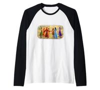 J'Ai Mes Robes colorées Circle Chakra Qui Dansent en Cercle Manche Raglan
