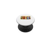 J'Ai Mes Robes colorées Circle Chakra Qui Dansent en Cercle PopSockets PopGrip Adhésif
