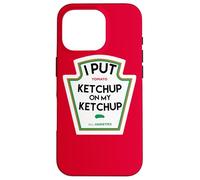J'Ai mis du Ketchup sur Mon drôle de Cadeau à Base de tomates Coque pour iPhone 16 Pro
