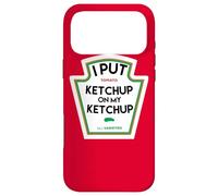 J'Ai mis du Ketchup sur Mon drôle de Cadeau à Base de tomates Coque pour iPhone 17 Pro Max