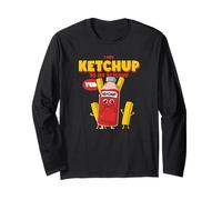J'Ai mis du Ketchup sur Mon Ketchup (déclaration étrange et drôle) Manche Longue