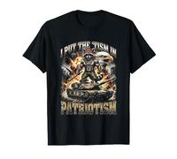 J'Ai mis du tisme dans Le patriotisme Raccoon T-Shirt