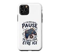 J'Ai Mis en Pause Ma Partie Manette Gamer Humour Gaming Coque pour iPhone 11 Pro