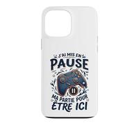 J'Ai Mis en Pause Ma Partie Manette Gamer Humour Gaming Coque pour iPhone 13 Pro Max