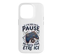 J'Ai Mis en Pause Ma Partie Manette Gamer Humour Gaming Coque pour iPhone 14 Pro