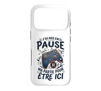 J'Ai Mis en Pause Ma Partie Manette Gamer Humour Gaming Coque pour iPhone 17 Pro