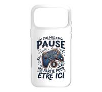 J'Ai Mis en Pause Ma Partie Manette Gamer Humour Gaming Coque pour iPhone 17 Pro Max
