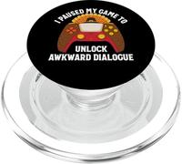 J'Ai mis en Pause Mon Jeu pour débloquer Un Dialogue maladroit Thanksgiving PopSockets PopGrip pour MagSafe